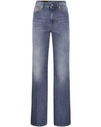 Dondup - Amber - Wide-leg Jeans - Lyst