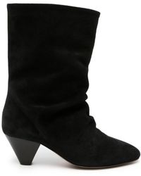 Isabel Marant - Reachi Suede Leather Boots - Lyst