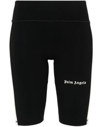 Palm Angels - Cyclist Track Logo-Printed Shorts - Lyst