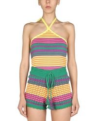 Gallo - Striped Pattern Top - Lyst