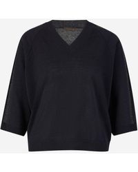 Peserico - Linen Knit Sweater - Lyst