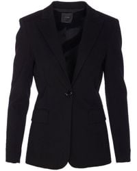 Pinko - Tailored Jacket With Structured Shoulders - Lyst