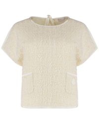 Moncler - Cotton Crew-Neck T-Shirt - Lyst