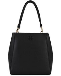 Tory Burch - 'Mcgraw' Leather Bucket Bag - Lyst