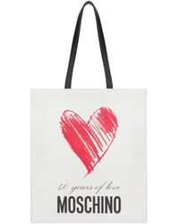 Moschino - 40 Years Of Love Nappa Shopper - Lyst