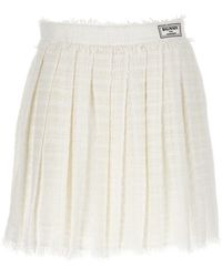 Balmain - Tweed Skater Skirt Skirts - Lyst