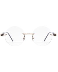 Kuboraum - P50 Pgbb - Pinkgold + Black Eyeglasses Glasses - Lyst