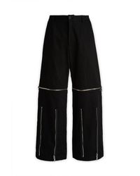 Dolce & Gabbana - Zip Detailed Drill Pants - Lyst