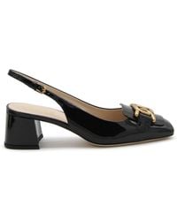 Tod's - Leather Kate Slingback Pumps - Lyst