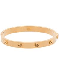 Tory Burch - Colored Steel Bracelet With Logo - Lyst
