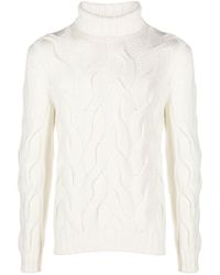 Barba Napoli - Turtle Neck Sweater With Braid Clothing - Lyst