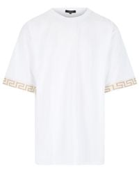 Versace - La Greca Short-sleeved T-shirt - Lyst