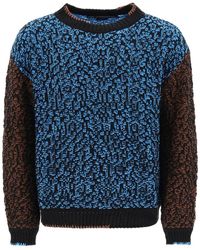 ANDERSSON BELL - Multicolored Net Cotton Blend Sweater - Lyst