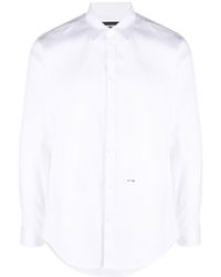 DSquared² - Logo Detail Cotton Shirt - Lyst
