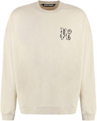 Palm Angels - Cotton Crew-neck Sweatshirt - Lyst