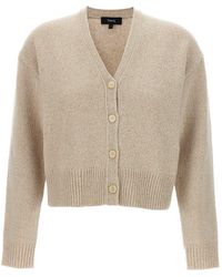 Theory - Cropped Cardigan Sweater, Cardigans - Lyst