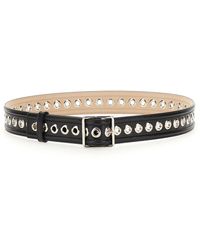 Alexander McQueen - Leather Belt With Eyelets - Lyst