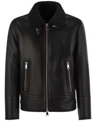 Dondup - Regular Shearling Jacket - Lyst