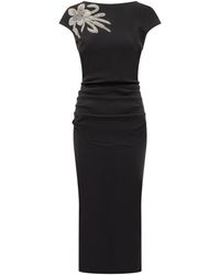 La Petite Robe Di Chiara Boni - "Hesup Rc" Midi Zp Jersey Dress - Lyst
