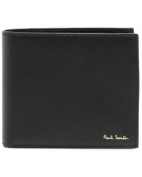 Paul Smith Lady Interior Print Leather Billfold Wallet in Black for Men |  Lyst