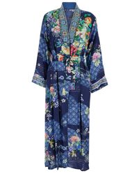 Johnny Was - Kimono With Floral Print - Lyst