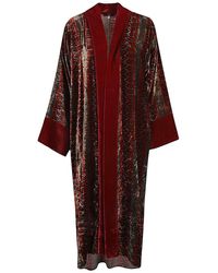 OBIDI - Velvet Kimono - Lyst