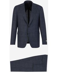 Canali - Wool Textured Suit - Lyst
