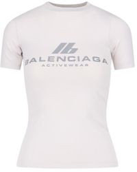 Balenciaga - Activewear Stretch Jersey T-Shirt - Lyst