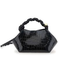 Ganni - Bou Bag Small Patent Croco - Lyst