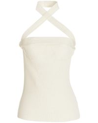 Proenza Schouler - Asymmetric Shoulder Knit Top - Lyst