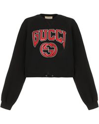 Gucci - Cotton Crew-Neck Sweatshirt - Lyst