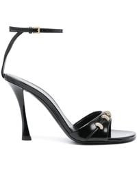 Givenchy - Stitch Leather Sandals - Lyst