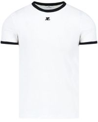 Courreges - 'bumpy Reedition' T-shirt - Lyst