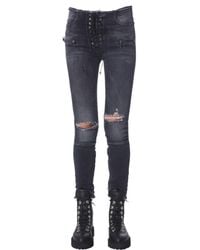 Unravel Project - Skinny Fit Jeans - Lyst