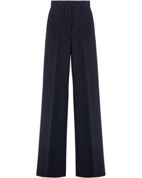 Max Mara - Virgin Wool Trousers With Pockets For - Lyst