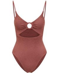 Hunza G - Crystal One Piece Swimsuit - Lyst