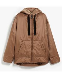 Max Mara The Cube - Dali Reversible Parka In Water-repellent Canvas - Lyst
