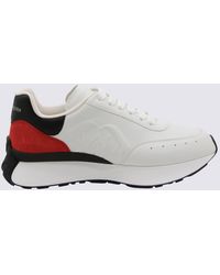 Alexander McQueen - And Leather Sprint Runner Sneakers - Lyst