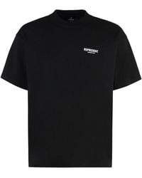 Represent - Cotton Crew-Neck T-Shirt - Lyst