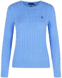 Polo Ralph Lauren - Light Cashmere Blend Sweater - Lyst