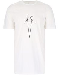 Rick Owens - Printed T-shirt - Lyst
