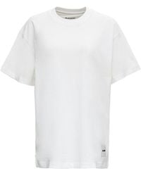Jil Sander - White Organic Cotton 3-pack T-shirts - Lyst