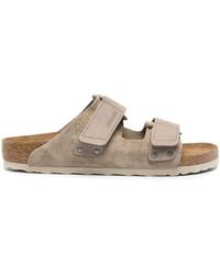 Birkenstock - Uji Taupe Suede Leather/nubuck Shoes - Lyst