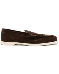 John Lobb - Pace Suede Soft Casual Loafers Shoes - Lyst