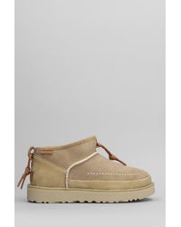 UGG - Ultra Mini Crafted Low Heels Ankle Boots - Lyst