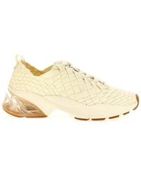 Tory Burch - Good Luck Woven Trainer Shoes, Leather/Rubber - Lyst
