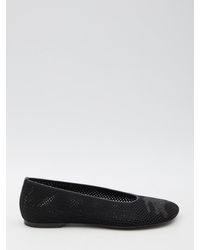 Burberry - Mesh Fabric Ballerinas - Lyst