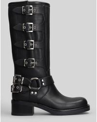 GISÉL MOIRÉ - Windsor Low Heels Boots - Lyst