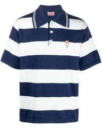 KENZO - Nautical Stripes Oversized Polo Shirt - Lyst