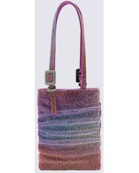Benedetta Bruzziches - Multicolour Silk Blend Lollo Handle Bag - Lyst